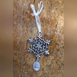 Snowflake Christmas Tree Ornament for Mom